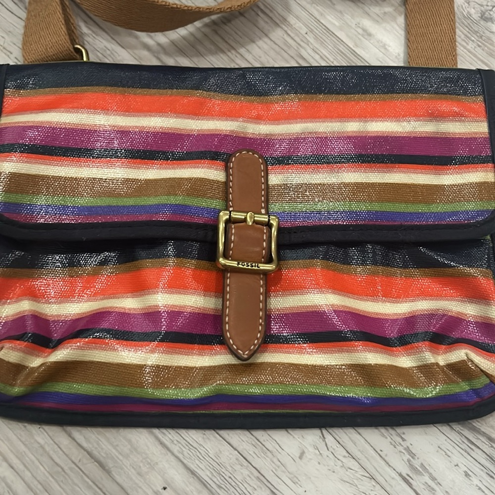 Authentic Fossil Keyper Coated Canvas Women's Sho… - image 2